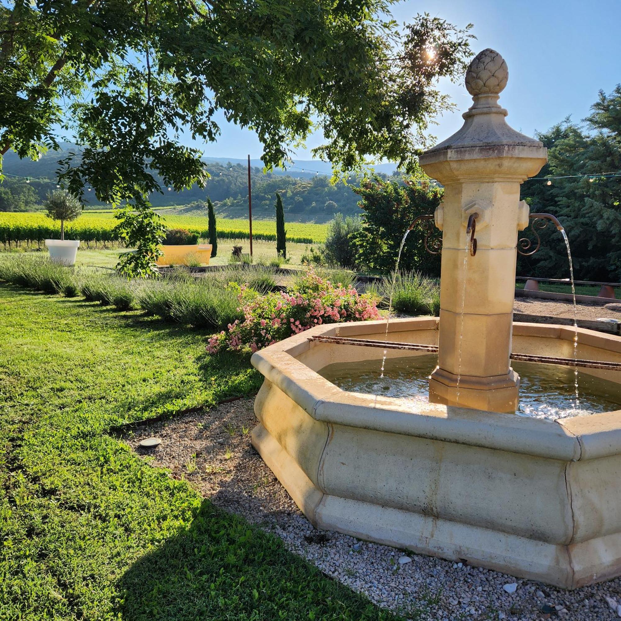 La Fontaine Des Noyers Villa Saint-Saturnin-les-Apt Luaran gambar